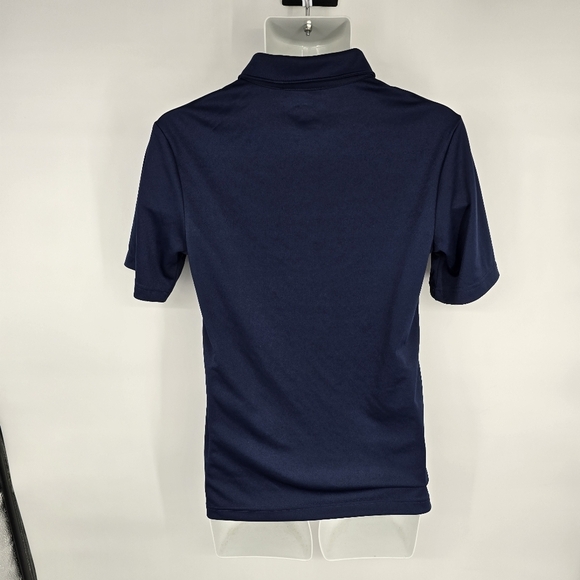 New England Patriots Shirt Mens Small Short Sleeve Polo 1/4 Button - Picture 4 of 6